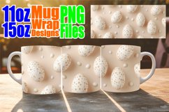 Spring Easter Mug Wrap Sublimation 11oz/15oVibrant Mug Patte Product Image 1