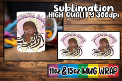 Joyful dreams 11oz 15oz sublimation wrap, Praying Woman Product Image 1