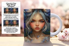 Vivid 11oz Mug Wrap Png Artwork , Fairy Product Image 1