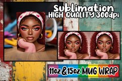 Dreamy afternoons sublimation print wrap, Love Girl Product Image 1
