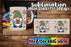 Blissful adventures 11oz 15oz sublimation wrap, Gnomes Product Image 1