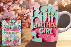 GREAT GIFT: 11oz Mug Wrap PNG , Girl Quote Product Image 1