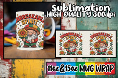 Happy vibes 11oz 15oz sublimation wrap, Juneteenth Product Image 1
