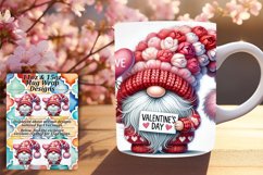 Chic 11oz Mug Wrap Png Design , Gnomes Product Image 1