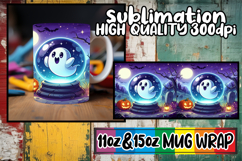 Cozy escapes 11oz 15oz sublimation wrap, Ghost Product Image 1