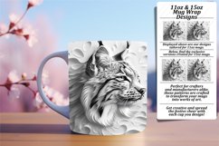 Feline Finesse: Sublimation Cat Lover Mug - 3D Design Product Image 1