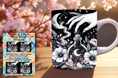 Cute 15oz Mug Wrap Png Artwork , Mystic Product Image 1