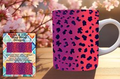 Bold Leopard Gradient Print Mug Wrap - 11oz 15oz Product Image 1