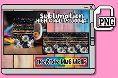 Chic Sparkle &amp; Flower Fusion Mug Designs 15oz 11oz Product Image 1
