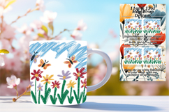 GRACEFUL 11oz PNG Mug Wrap Design , Flowers Product Image 1