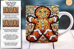 Holiday Stained Glass Mug Magic - Sublimation Art Product Image 1