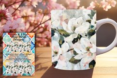 Cheerful Floral Mug Designs: Springtime Sublimation Selectio Product Image 1