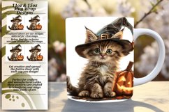 Halloween Critter Mug 11oz/15oz Wrap PNG Product Image 1