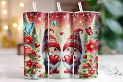 Happy Valentine's Day Tumbler Wrap Sublimation Product Image 1