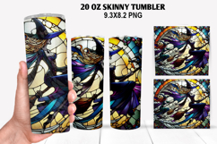 Witch Skinny Tumbler 20oz Wrap Design, Halloween Tumbler PNG Product Image 1