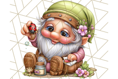 Gnomes at Work Clipart PNG, Cute Gnomes PNG Illustration Product Image 2