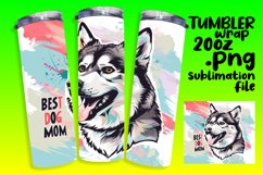 Watercolor Pet Parent Tumbler Wrap Sublimation - 20oz Product Image 1