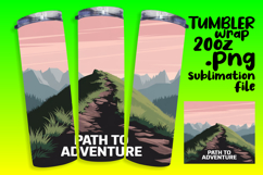 LUXURIOUS 20oz Tumbler Artwork , Adventure Product Image 1