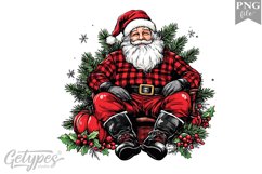 Christmas Santa Clipart Design - High Quality 300 Dpi Product Image 1