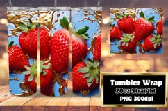 Bursting with 3D Strawberry Flavor Tumbler Product Image 1