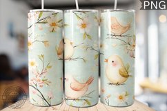 Spring Easter Tumbler Wrap - High Quality 300 Dpi Product Image 1