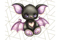 Pastel Goth Halloween PNG Clipart, Creepy Cute Art Product Image 2