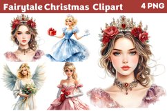 Fairytale Christmas Clipart PNG Product Image 1