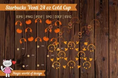 Thanksgiving day svg pumpkin, Full Wrap Venti Cold Cup 24 oz Product Image 3
