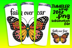 HIGH-QUALITY 20oz Tumbler PNG , Butterfly Product Image 1