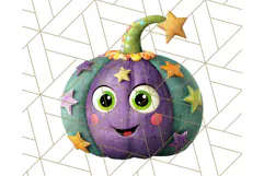 Colorful Halloween Clipart PNG, Cute Kids & Candy Clip Art Product Image 2