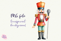 Disco Nutcracker Clipart Retro Groovy Disco Christmas PNG Product Image 5