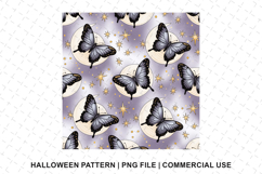 Halloween Butterfly Pattern Png | Digital Paper Product Image 1