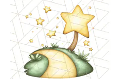 Fairy Tale Unicorn PNG Pastel Magic Clipart, Fantasy Rainbow Product Image 2