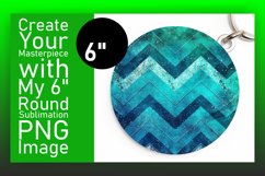 Glittery Stripe Round Design Art for Keychain Product Image 1