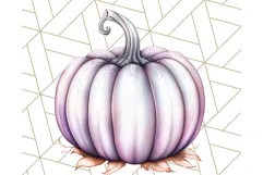 Fall Pumpkin Clipart PNG, Autumn Pumpkins, Jewel Tones Png Product Image 2