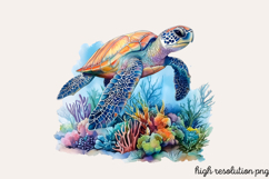 Fantasy Underwater Sublimation PNG Product Image 1