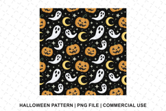 Halloween Pumpkin Pattern Png | Sublimation | Digital Paper Product Image 1