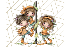Woodland Autumn Parade Clipart PNG Fall Animals Product Image 2