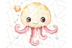 Under the Sea Nursery Clipart, Ocean Animals PNG Product Image 2