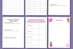 Monthly Teacher Planner | Printable &amp; Editable Canva Product Image 3