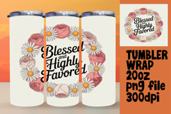 RICH 20oz Tumbler PNG Design , Religious Product Image 1