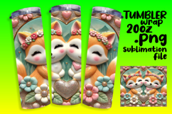 Amazing 20oz Tumbler Wrap Download , Cupid Product Image 1