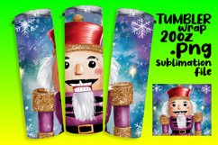 Cute Holiday Cartoon 20oz Tumbler Wrap Sublimation Product Image 1