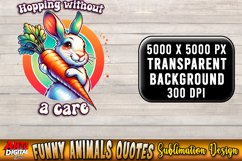 Funny Animals Quotes Sublimation Clipart Product Image 16