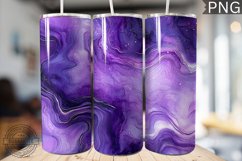 Purple Luxury Alcohol Ink Tumbler Wrap -High Quality 300 Dpi Product Image 1