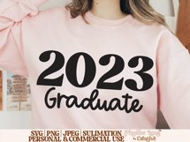 2023 Graduate SVG, Graduation SVG, Highschool SVG Product Image 5