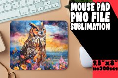 Night Owl Sublimation Mouse Pad Collection Product Image 1