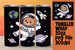 FASHIONABLE 20oz Tumbler Design , Cute Bear Product Image 1
