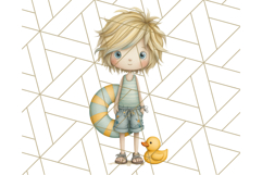 Summer Days Clipart, Whimsical Kids PNG Graphics Product Image 2