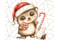 Christmas Baking Critters PNG Clipart, Cute Animals Holiday Product Image 2